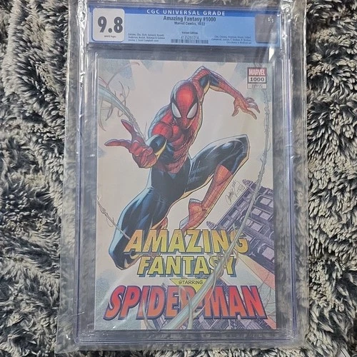 Marvel Comics Amazing Fantasy #1000 CGC 9.8 Variant Spider-Man 2022