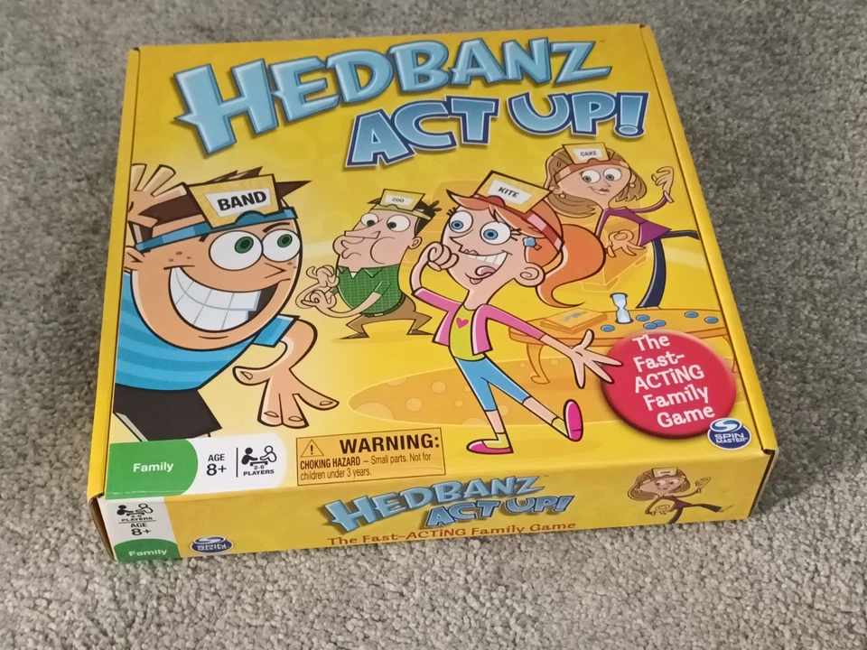 Hedbanz Act up! Family Fast Acting Board Game By Spin Master 2006 8+ - Image 2 of 4