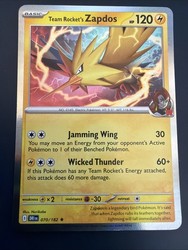Team Rocket's Zapdos 070/182 Holo Rare Destined Rivals