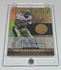 2011 Mark Ingram Panini Gold Standard 14K Gold Rookie Autograph Card #260 06/10. rookie card picture