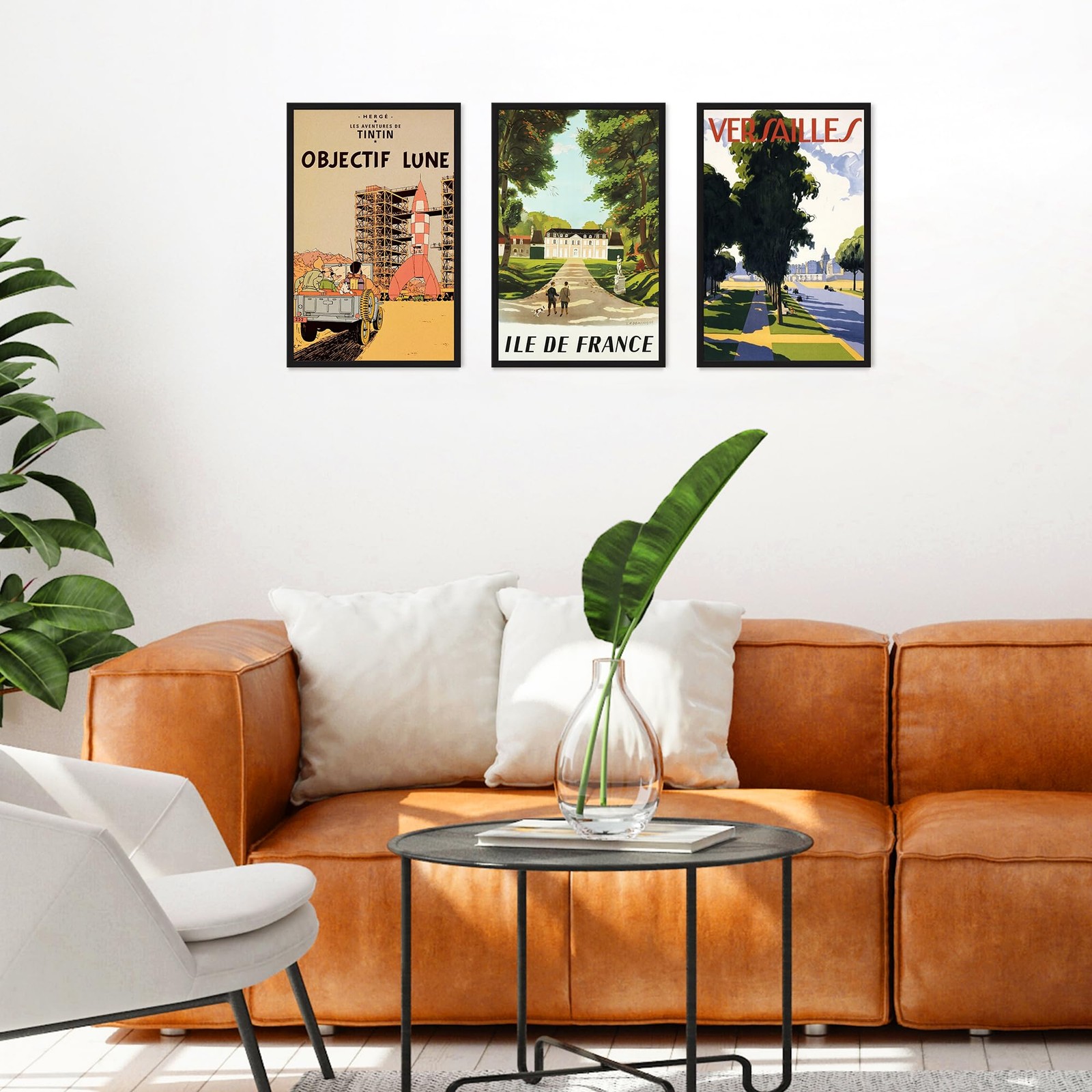 upsimples 11x17 Picture Frame Black 3 Pack Scratch-Proof 11 x 17 Poster Frame...