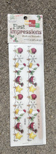 PROVO CRAFT HOME ACCENT RUB ON TRANSFER CHRISTMAS GARLAND SNOWMEN MITTENS
