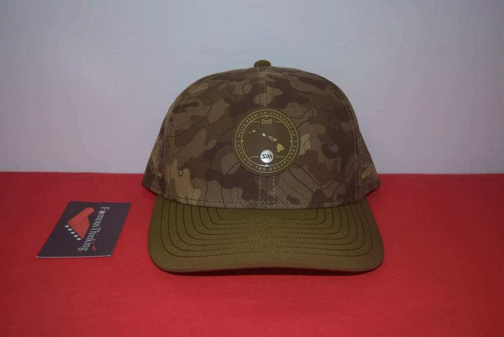 Melin Mark Healey Collection Hydro Compass Camo Hat S Hat Hawaii RARE SOLD OUT