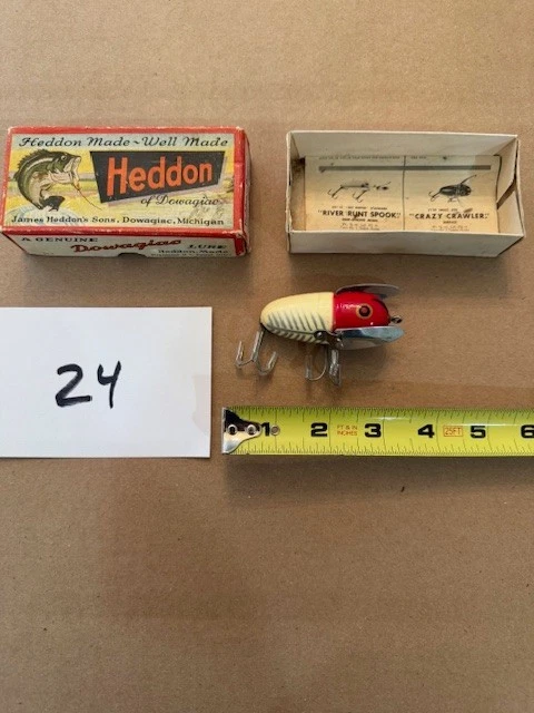 Heddon Wooden Vintage Crankbait Vintage Fishing Lures for sale | eBay