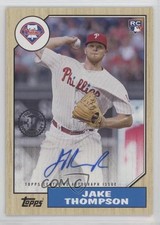 2017 Topps 1987 Rookie and All-Star Edition Jake Thompson #1987A-JT Auto 0c9g