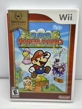 Super Paper Mario Nintendo Selects CIB Nintendo Wii 2007 Tested Free Shipping