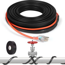 120V Heat Tape for Water Pipes Roof Gutter De-Icing Cable Freeze Protection NEW