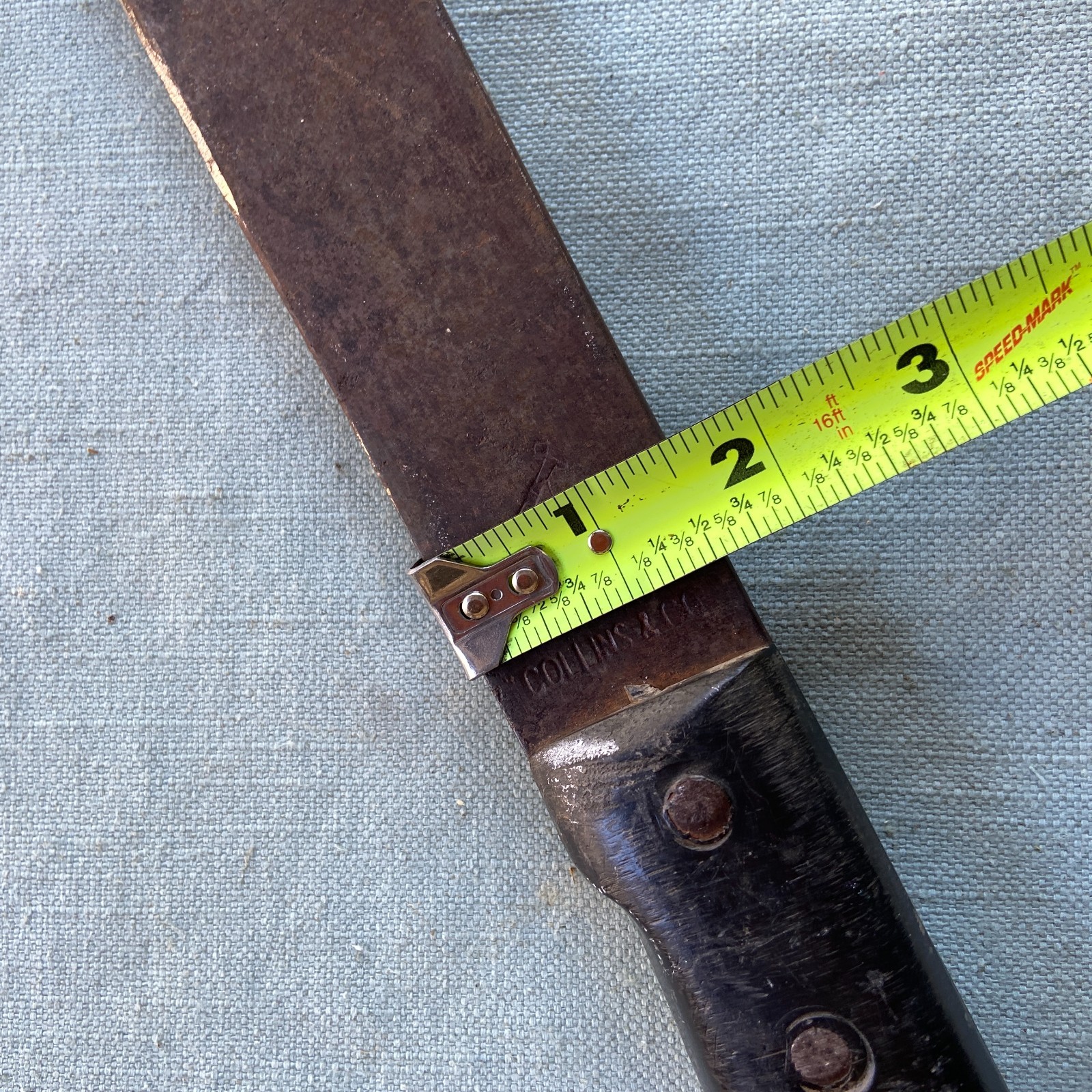 Vintage Vietnam Era Legitimus Collins & Co Machette Steel 31” Long War Battle