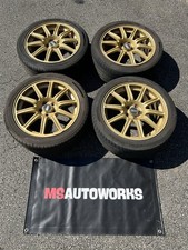 2004 Subaru WRX STi 5x100 BBS OEM Forged Wheels & Tires