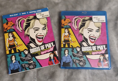 Birds of Prey Harley Quinn Bluray DVD w Slip Cover Margot Robbie Ewan McGregor