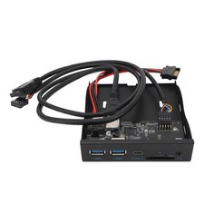USB 3.0 Front Panel Hub, 3.5 Inch Bay with 2X Ports, 1x Type C, HD...