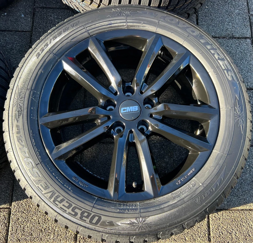 4 ALU 17" WINTERRÄDER AUDI A4 ALLROAD 8K A6 4G 225/55R17 101V TOYO 2024 NEU - Bild 4 von 4