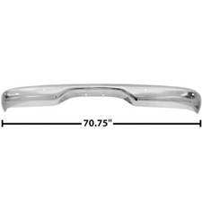 Rear Bumper Stepside Chrome 1960 61 62 63 64 65 66 Chevy Gmc Pickup Truck Dii