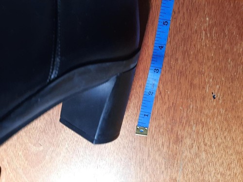 NEW ! Naturalizer Over the Knee Boot Half Zip Stretch Calf Black Size 9/10 - Picture 6 of 6