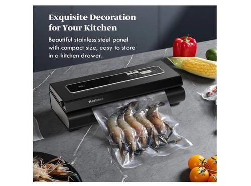 Mesliese Vacuum Sealer Machine Powerful 90Kpa Precision 6-in-1 Compact Food Kit - Picture 8 of 8