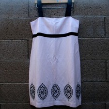 Jessica Howard Dress A-Line Shoulderless Zip Back Rhinestones Blush Pink Sz 12