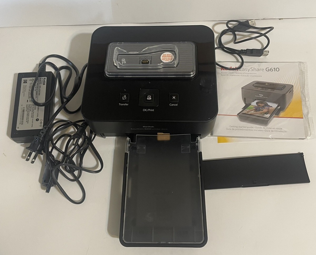 Kodak Easyshare G610 Printer Dock Station Preowned For Use With C613 Camera
