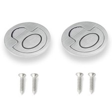 2PCS Boat Latch Flush Pull Slam Latch for Marine Boat Boor Latches