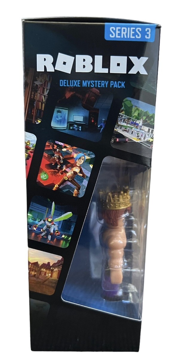 Roblox Deluxe Mystery Pack Series 3 Muscle Legends Muscle King Code Damaged  Box