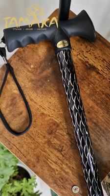 Ladies Deluxe Engraved Etched Adjustable Walking Stick Cane With Soft Grip Light | Australia - View #2