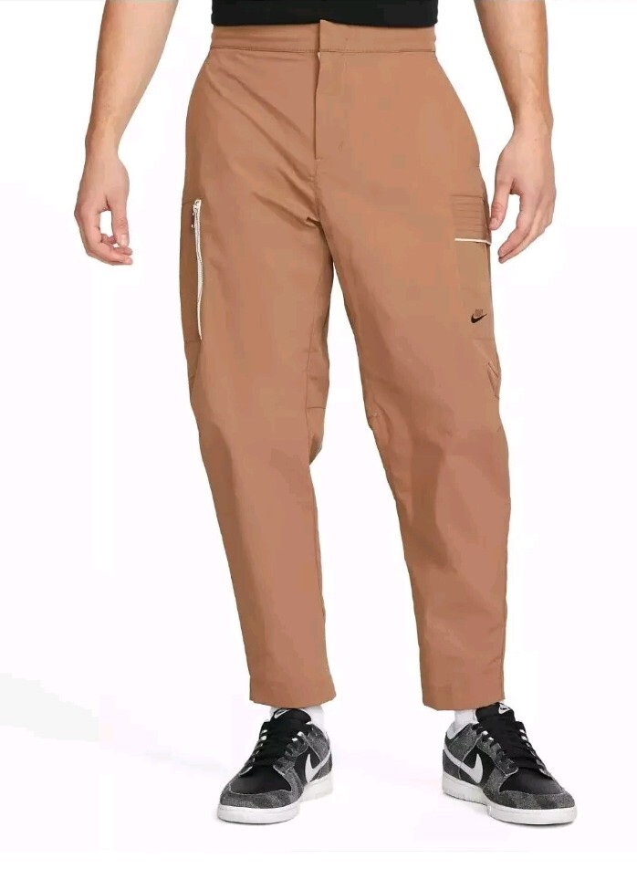 Nike Sportswear Style Essentials Utility Pants Tan DM6681-256 Men’s Size 34/ 28