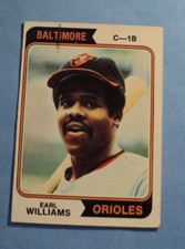 1974 Topps #375 Earl Williams Baltimore Orioles VG AUCT#10649