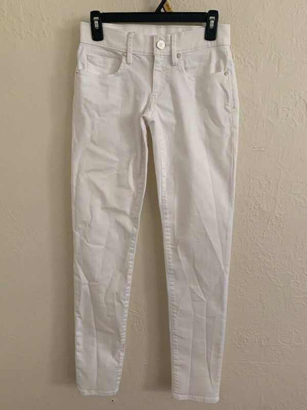 Lilly Pulitzer Women's White Worth Skinny Jeans Pants Size 4
