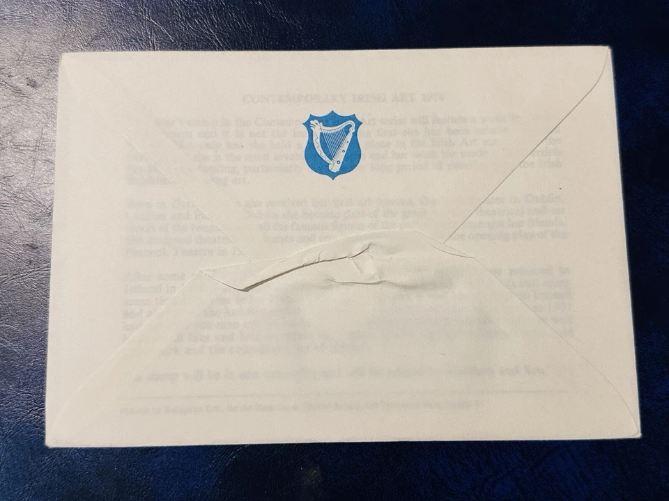 Ирландия FDC 1974 современное ирландское искусство ⭐ дефектный - Изображение 2 из 3