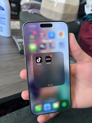 Tiktok Installed iPhone 16 Pro Max Desert Titanium 256GB Mint Condition