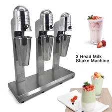 Commercial Electric Milk Shake Machine Blenders Tea Drink Mix Milkshake Mixer