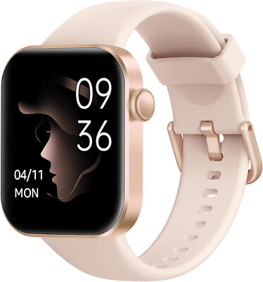 Smartwatch Pulsuhr Rosa Smartwatch Damen Herren Für Android IOS