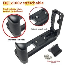 Camera Grip, Quick Release Plate, L-Bracket Compatible with Fujifilm X100V