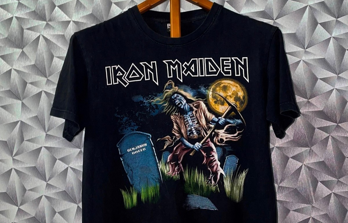 IRON MAIDEN REINCARNATION BENJAMIN BREEG 2006 HEAVY METAL SHIRT RED ROCK SIZE L View 2
