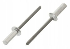 Dichter Blindniet ALU/STAHL mit Flachkopf 4,8 x 8,5 mm 500 x Blindnieten Becher
