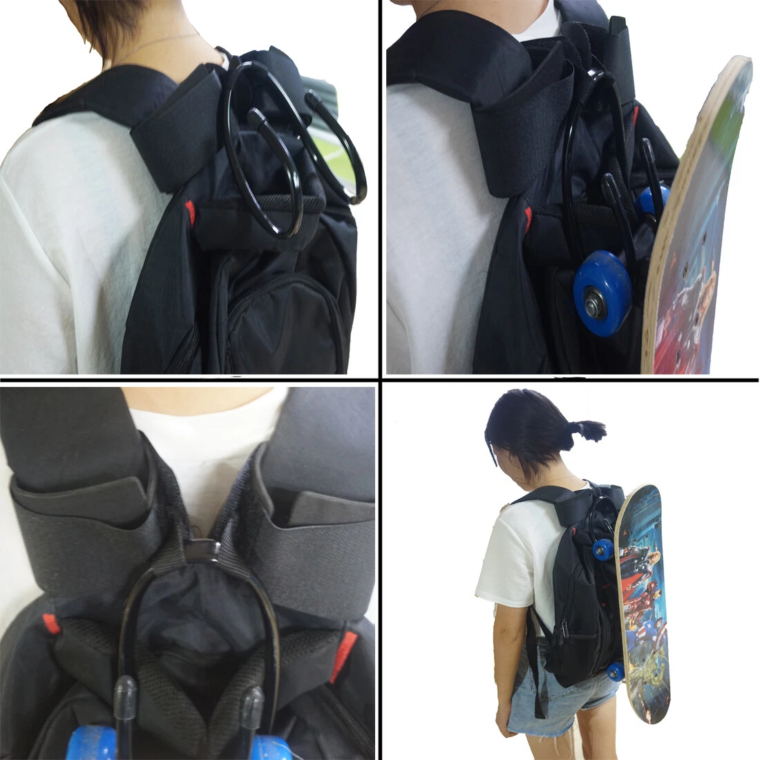 Skateboard Shoulder Strap Backpack Strap Snowboard Carrier