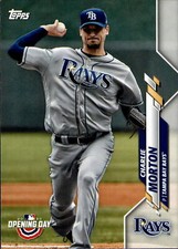 2020 Topps Opening Day # 113 Charlie Morton - Tampa Bay Rays Card Baseball MLB