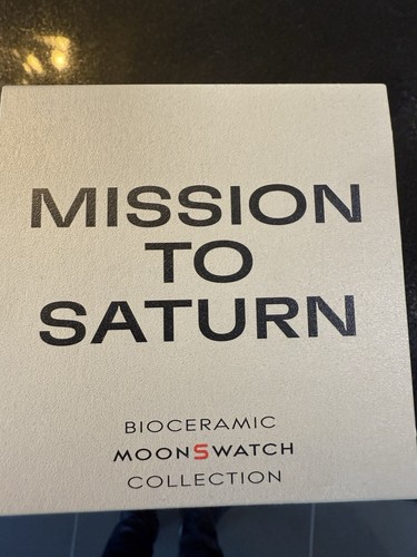 OMEGA x Swatch Mission to Saturn Champagne Men's Watch - Picture 5 of 8