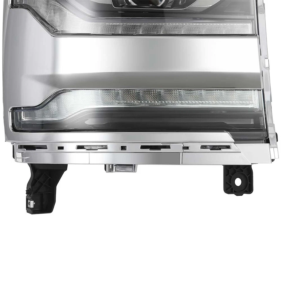 Fit 2016-2019 Chevy Silverado 1500 Full LED Headlight Passenger Right Side RH Foto 4 de 4