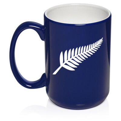 Ceramic Coffee Mug Cup New Zealand Silver Fern | eBay
