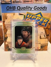 UNIQUE:  2019-20 Upper Deck GREEN Rookie Portraits - Max Jones #P-85