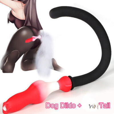 Dildo With 35/65/95cm Silicone Butt Plug Cosplay Adult Long Anal Plug Tail  | eBay