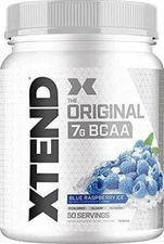 Scivation XTEND Original BCAA Powder - 50 Servings - Blue Raspberry Ice