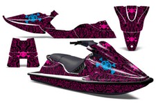 Jet Ski Graphics Kit Decal Sticker For Sea-Doo XP 1993-1996 CircuitBRKR Pink