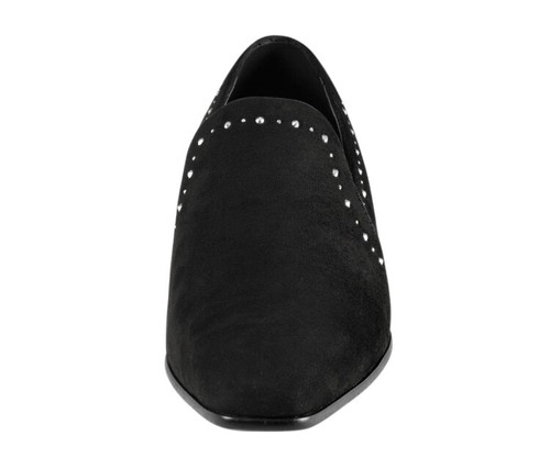 Amali Francis Herren Smoking Hausschuhe Strass besetzt Halbschuhe - Bild 10 von 30