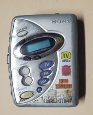 SONY Walkman WM-FX467 Cassette Player AM/FM/TV Radio Tuners Work/NOT Cassette