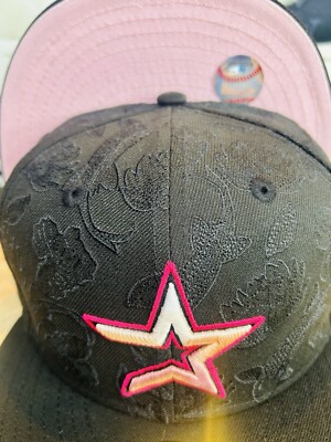 New Era X Capsule Sakura Koi Fish Hat Houston Astros Pink UV 7 1/2