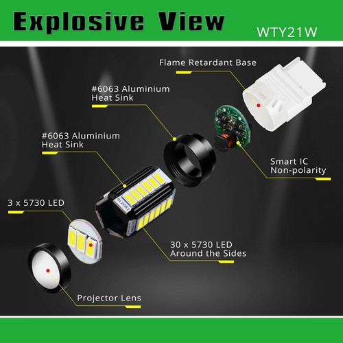 Bombillas LED de repuesto para luces de freno/reversa/intermitente/carga Ford Maverick 22-24 - Imagen 5 de 65