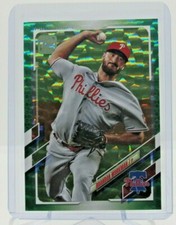 2021 TOPPS SERIES 1 BRANDON WORKMAN GREEN 49/499 PHILADELPHIA PHILLIES