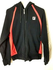Fila Sports Zipper up Front Hoodie Sweat Jacket Sz Sm New no Tags A52