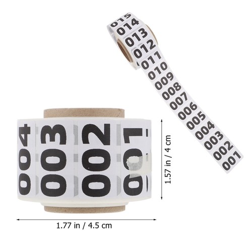 1 Roll Number Stickers Consecutive Number Labels Warehouse Label Stickers - 第 9/11 張圖片